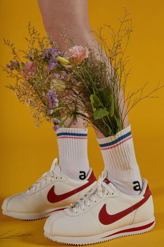'a' stripe socks 'But near missed things' www.adererror.com