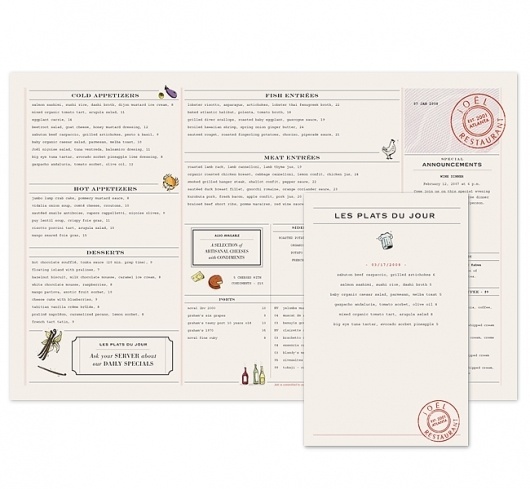 JOÃ‹L Restaurant : Alvin Diec #logo #identity #branding