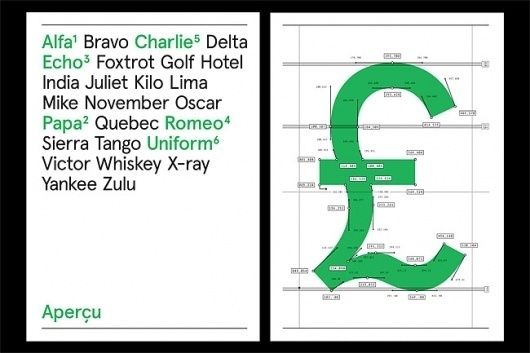 Colophon - Apercu Specimen #type #aperu #colophon #typography