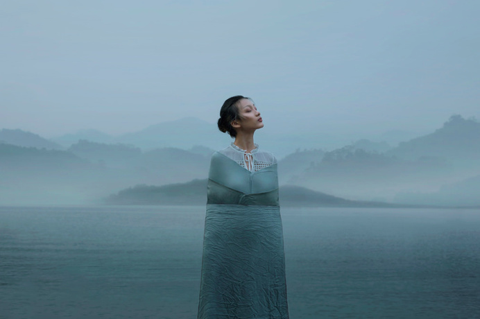 #photo #water #woman #nature #calm