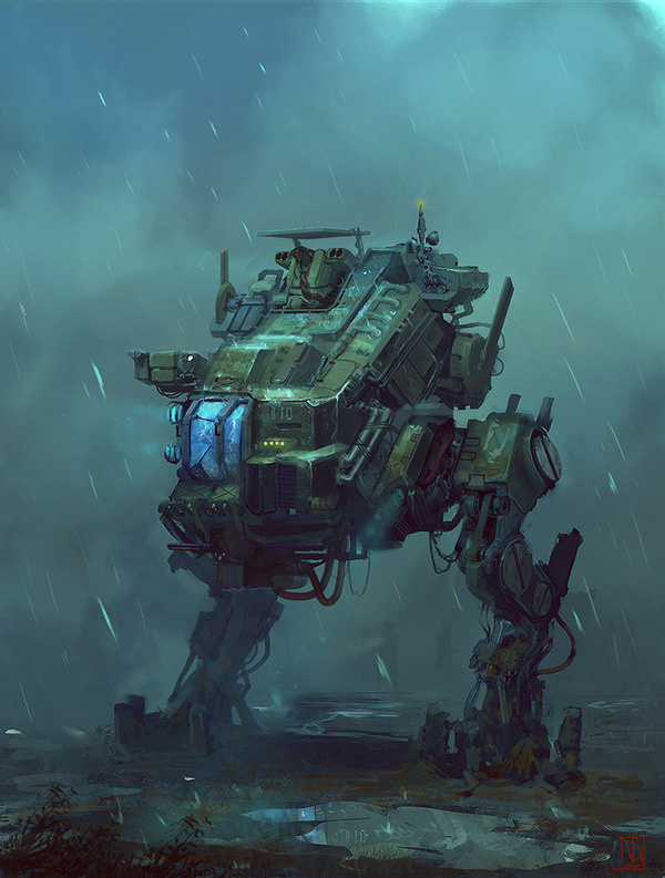 Walker by donbot #machine #robot #futuristic #fi #space #sci #mechanical #mech #walker #technology