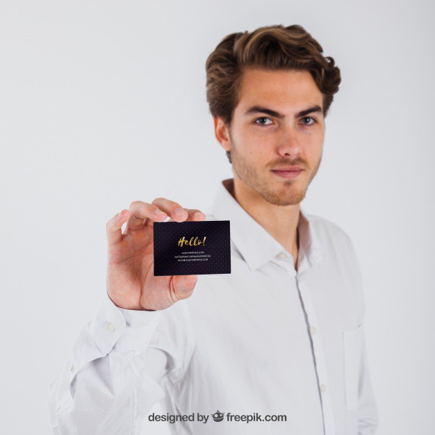 Businessman showing business card Free Psd. See more inspiration related to Business card, Mockup, Business, Card, Template, Fashion, Man, Presentation, 3d, Elegant, Corporate, Businessman, Mock up, Business man, Modern, Corporate identity, Branding, Psd, Identity, Minimal, Professional, Mockups, Up, Set, Realistic, Showcase, Stylish, Mock, 3d mockup, Minimalistic, Psd mockup, Showing and Realism on Freepik.