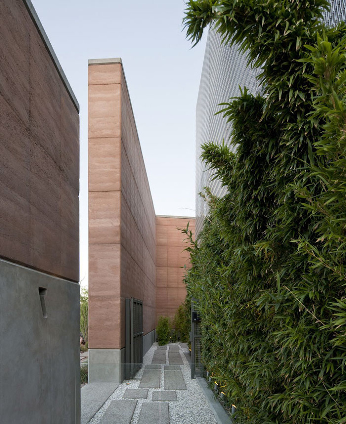 House Located in Desert Hillside