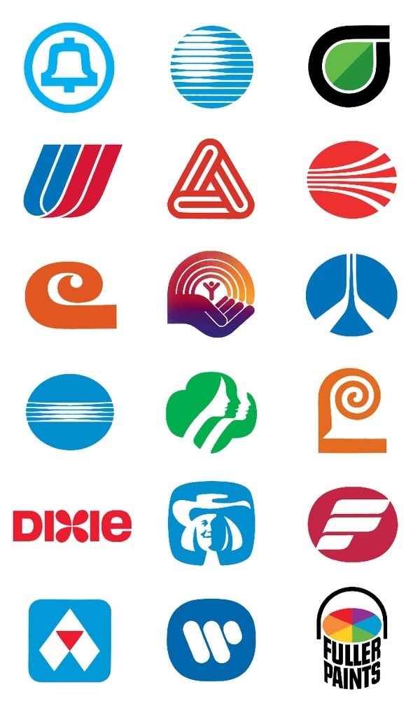 File:Compilation of Saul Bass logos.png #bass #saul #logos