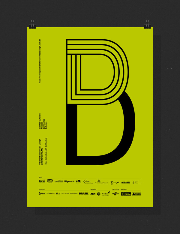 Bienal Brasileira de Design #lettering #print #design #belo #bienal #horizonte #poster #brazil #bh