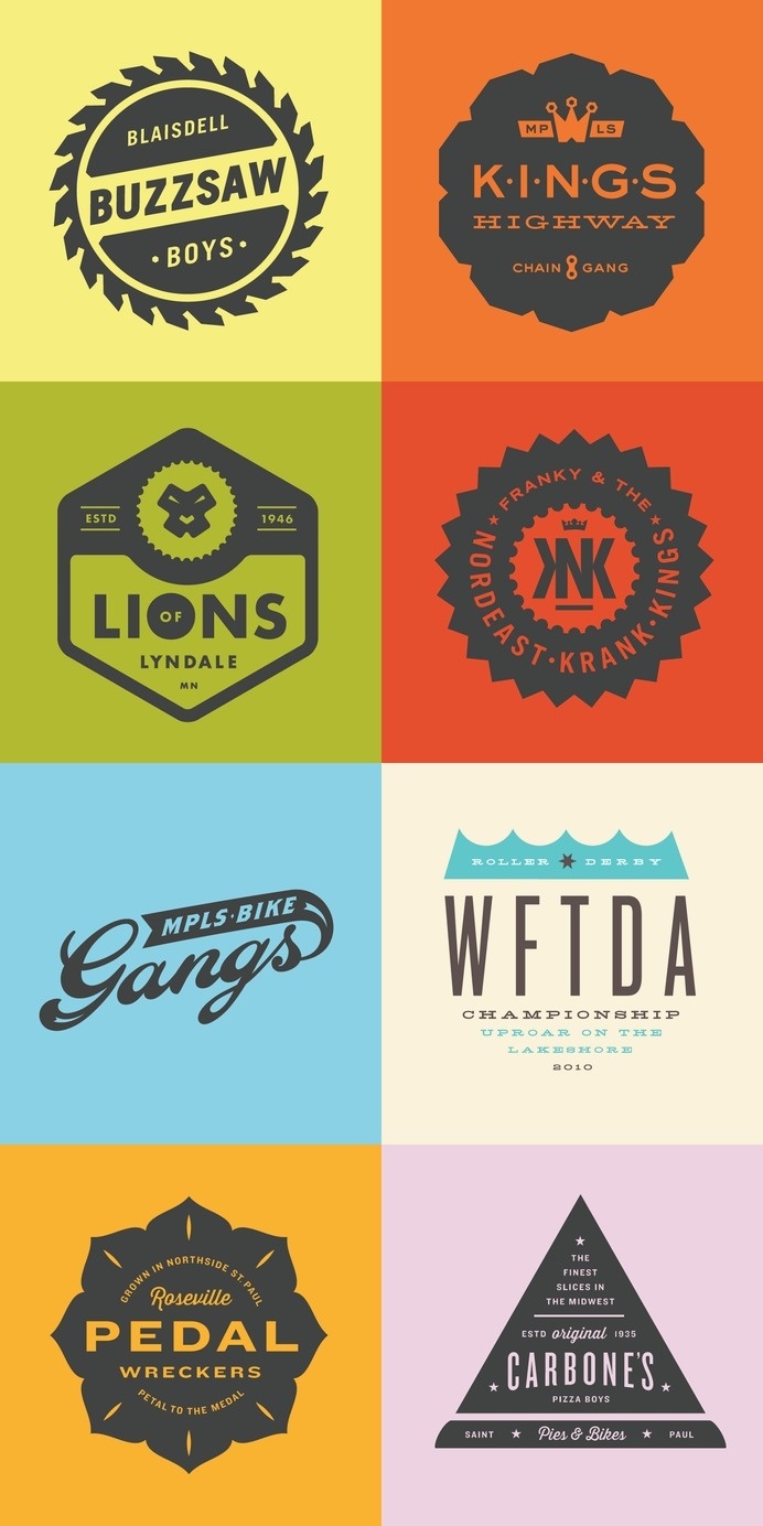 Badges - Allan Peters #badges #logos