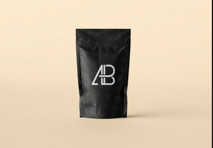 High Quality Stand Up Pouch Mockup Free Download