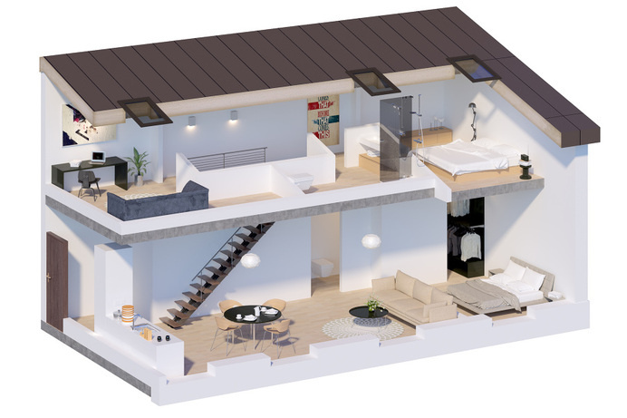 3d #render #architekturine #vizualizacija #dizonaurai