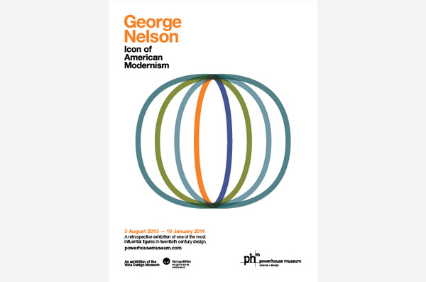 George Nelson #exhibition #identity #vintage #poster