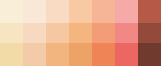 Color palette: Skin by SerpentKenya on DeviantArt