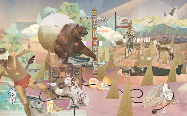 My latest artwork done withÂ EAT (Entertainment Art Talent). The client is the Los Angeles basedÂ Culprit LA. #illustration #collage