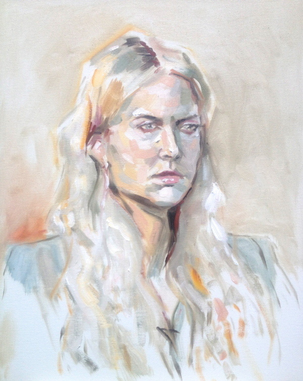 Portraits 2012 2013 on the RISD Portfolios #canvas #portrait #painting #oil