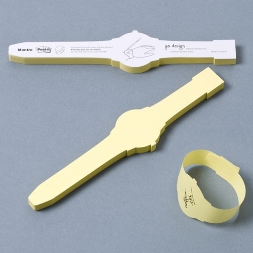 Post-It Note Watch | Design Milk #post #it #design #watch