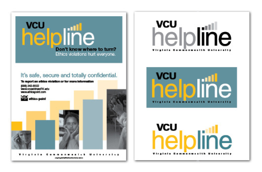 Helpline Poster & Logo #logo #print #design #identity