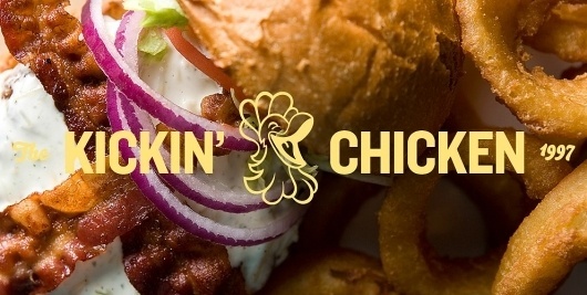 The Kickin' Chicken | Fuzzco #logo #photography #design