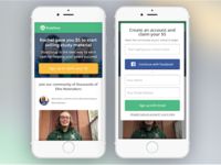StudySoup Elite Notetaker Referral Program Mobile UI