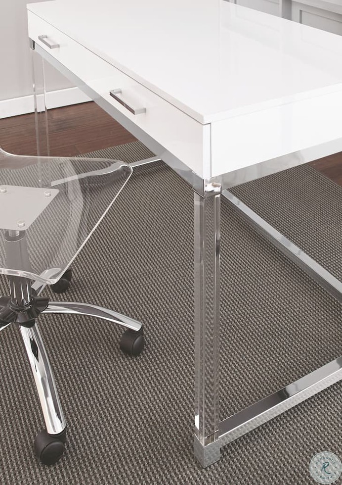Everett White Desk - Browse Ideas | GoodStuffUP #furnituredesign #furniture