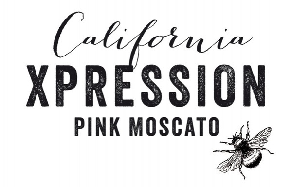 Odear California Pink Moscato #pink #ros #bee #label #wine #logo