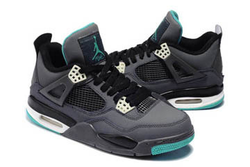 Jordan 4 Shoes Glow Dark GreyGreen GlowCement GreyBlack #fashion
