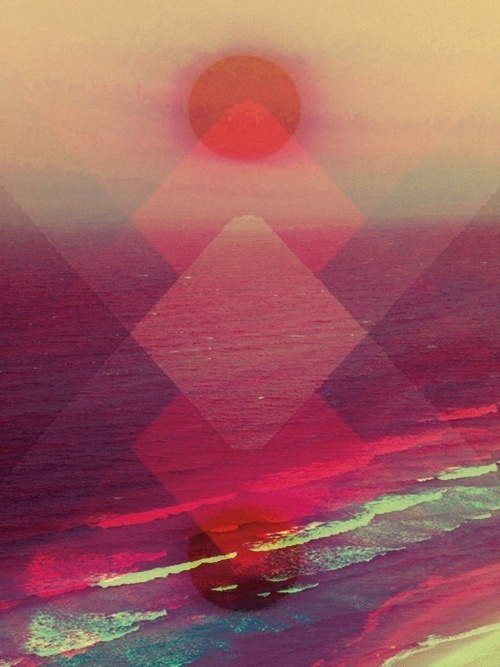 Pinterest #colors #pretty #transparency #triangles