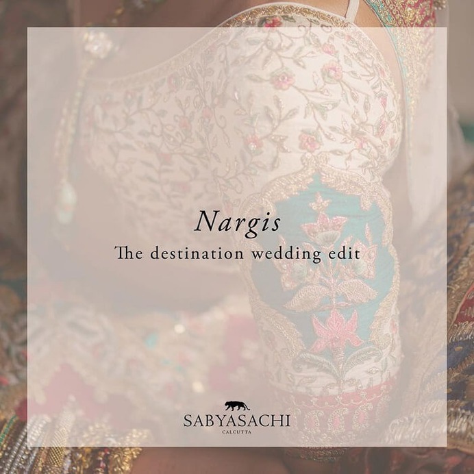 sabyasachi nargis collection