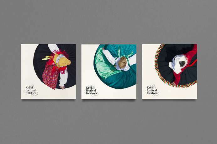 An identity & promotional materials for the Krk Folklore Festival, the oldest Croatian folk event.