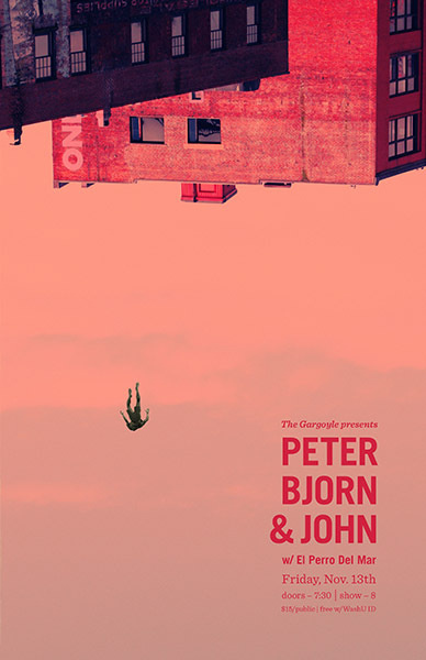 Peter Bjorn And John El Perro Del Mar #gig #poster #concert