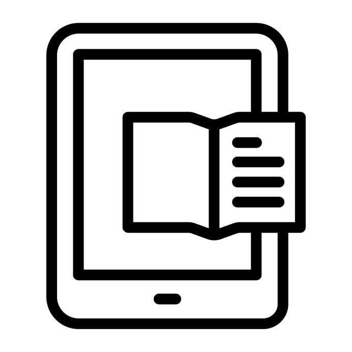 See more icon inspiration related to ebook, studying, study, electronics, education, reading, books, library, technology and book on Flaticon.