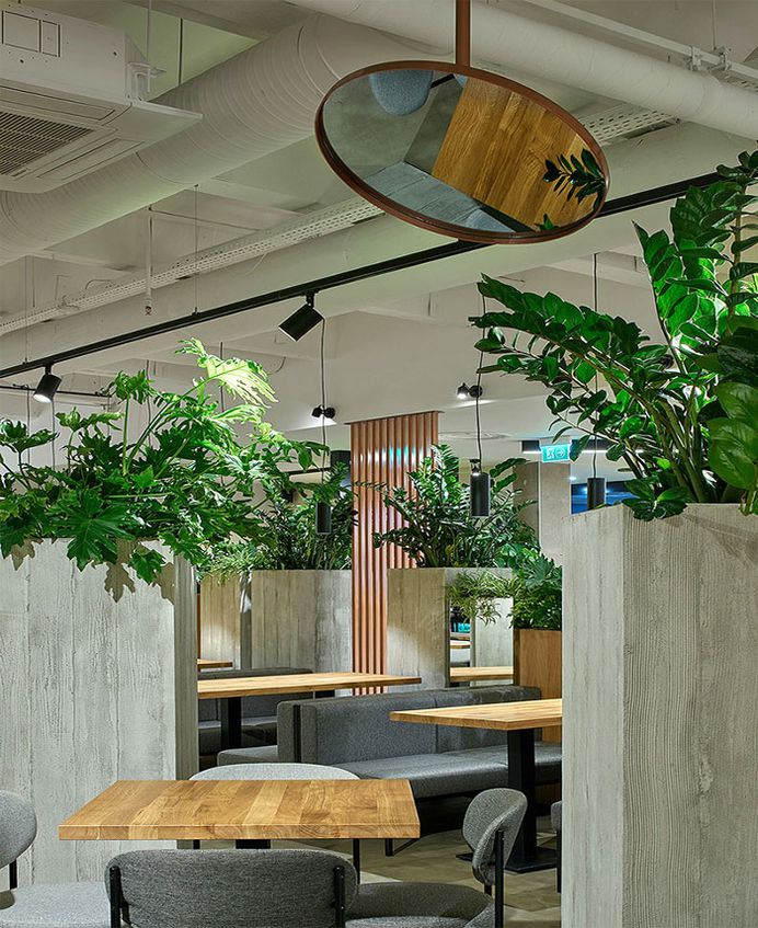 New Interior Concept for the Healthy Food Restaurant by Ponama Architects - InteriorZine