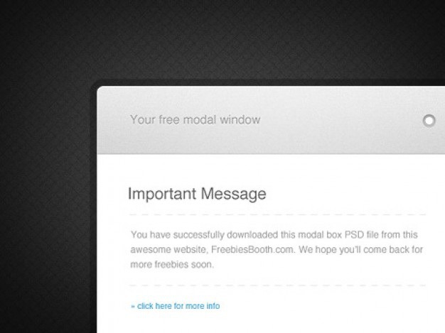Simple modal window Free Psd. See more inspiration related to Light, Web, Window, Psd, Simple, Horizontal and Modal on Freepik.