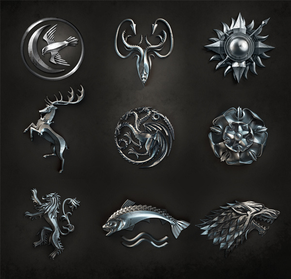 Game of thrones logo by DracoAwesomeness on DeviantArt