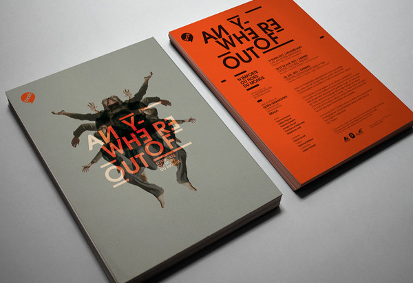 Les produits de l'épicerie / design graphique / Anywhere out of / Cie BVZK / Nora Granovsky #orange #design #graphic #typography