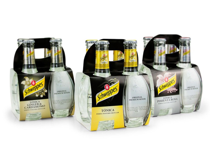 Packaging premium tonic water. Schweppes. morillas branding on Behance