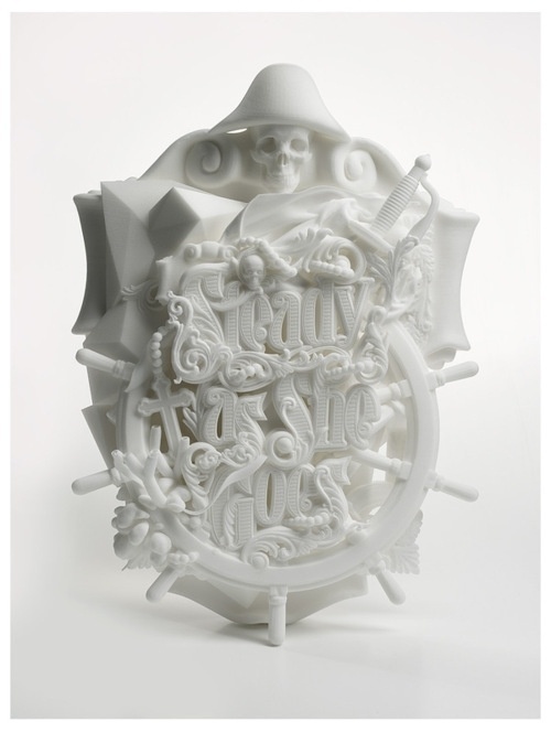 inspirationos #sculpture #white #print #illustration #type #3d