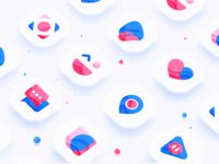 color icon design, lovely logo, Monogram, mark, brand, app gif #icons #color use click to see other color combo