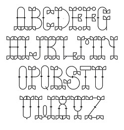 KariusBaktus — the visual journal of Mads Burcharth #type #alphabet #hairline