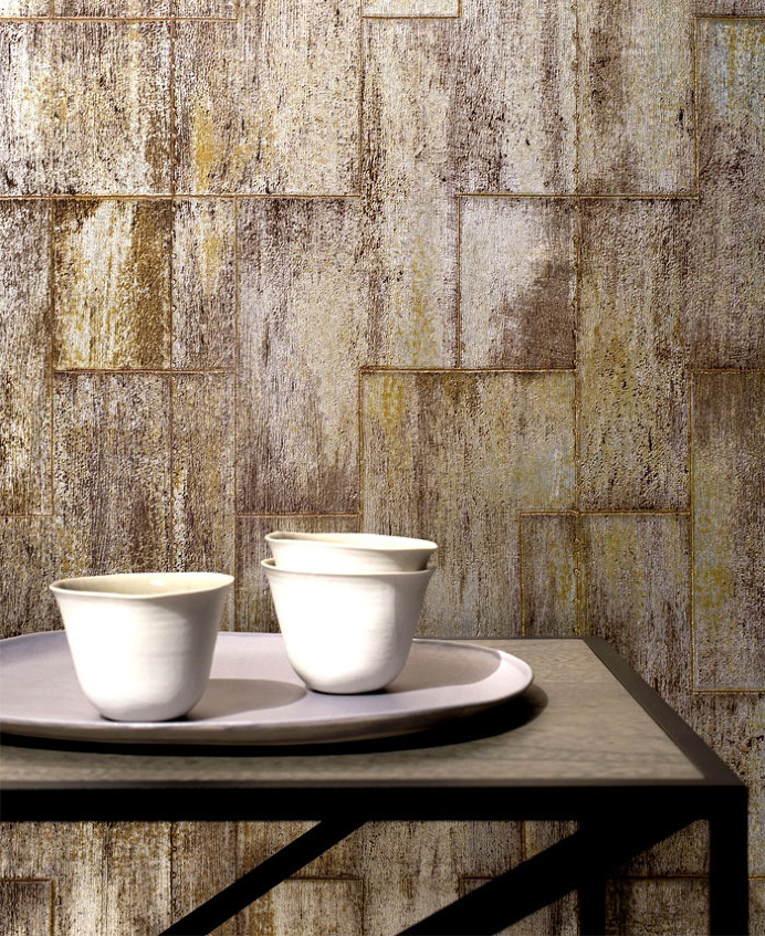 Eclectic Handcrafted Wallcovering by Elitis at Milan Design Week - #wallcoverings, #walls, #walldecor, wallcoverings, wall decor