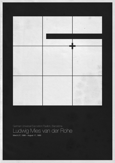 Six Architects | Fubiz™ #architect #minimal #poster
