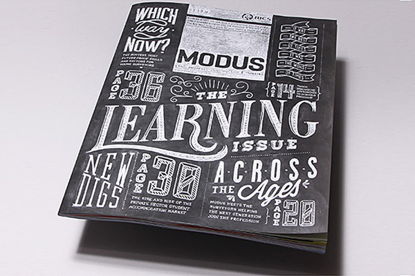 Modus Chalk Illustrative Type #design #book #chalk #cover #illustration #type #editorial #typography