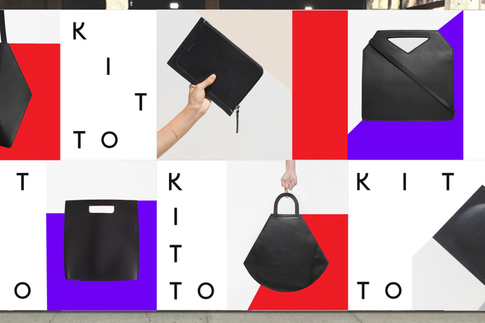 Kitto by Katie Minchak branding design mindsparkle mag fashion purple red bag stationery logo logotype branding corporate design identity mi