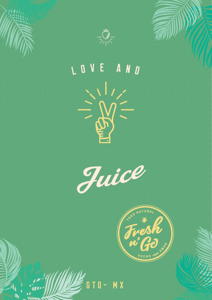Diseño de cartel - Fresh n G0 - Irapuato México #inspiration