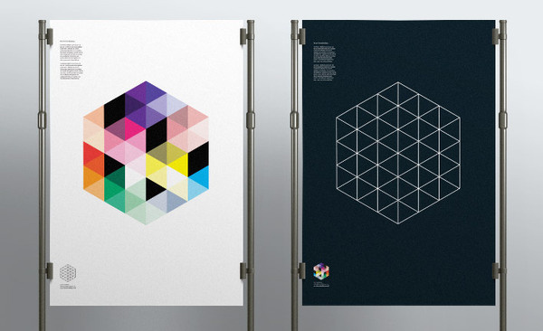 Poster design - Future Building by Ascend Studio #geometric #poster