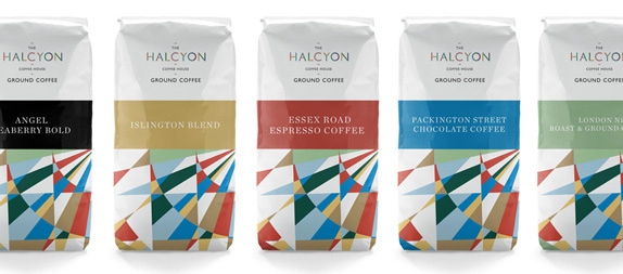 The Halcyon Logo and Identity #coffee #identity #branding