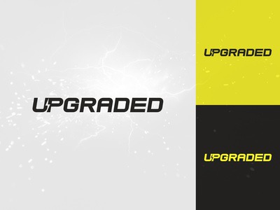 Negative Space Logotype Concept For Upgraded symbol technology modern minimalist minimal logos logodesign logo inspiration identity creative concept clean logotype