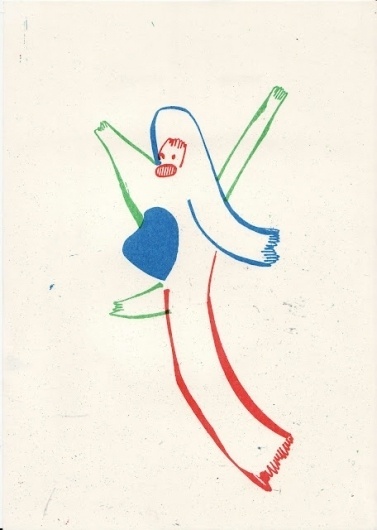 BINKUM #line #tail #eyes #squiff #tummy #monkey #three #colour