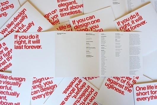 New Work: Vignelli Gala at the Architectural League | New at Pentagram | Pentagram #vignelli #gala #league #pentagram #achitectural