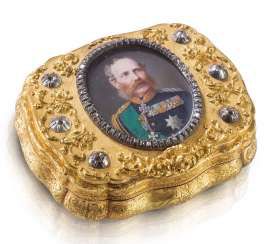 Goldene Geschenk-Snuff
