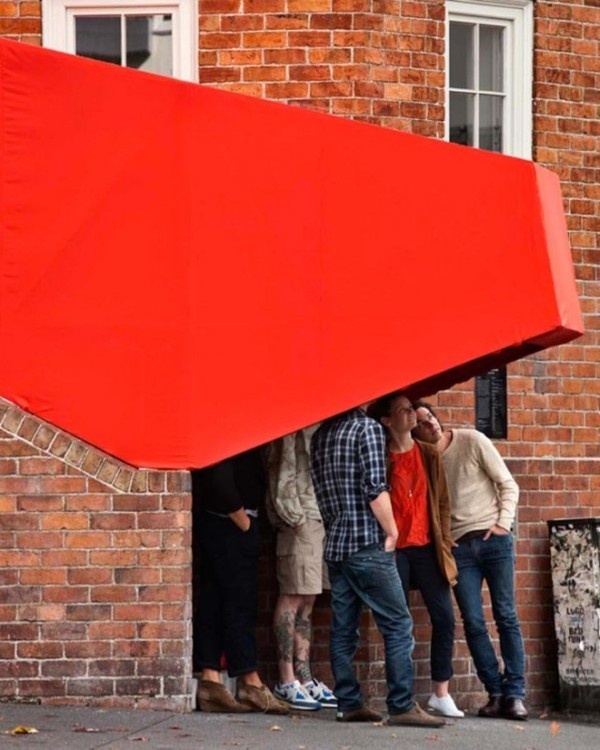 CJWHO ™ (Stairway Cinema by OH.NO.SUMO. Stairway Cinema is...) #creative #installation #design #cinema #art #clever