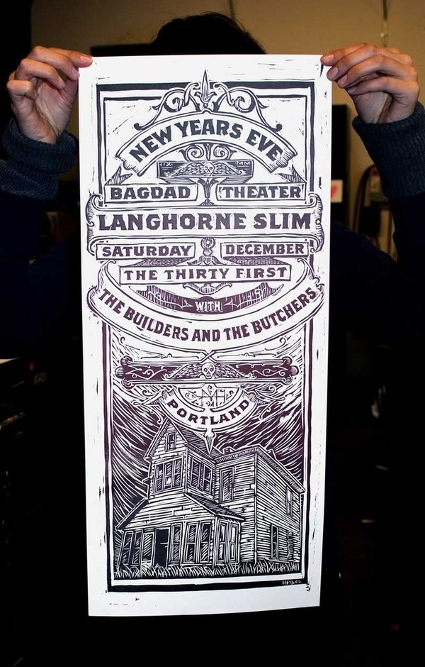 Image of Langhorne Slim New Years #poster