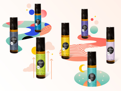 Roll Ons Campaign Exploration for Edens Garden by Jennifer Hood #rollon #perfume #campaign #artdirection